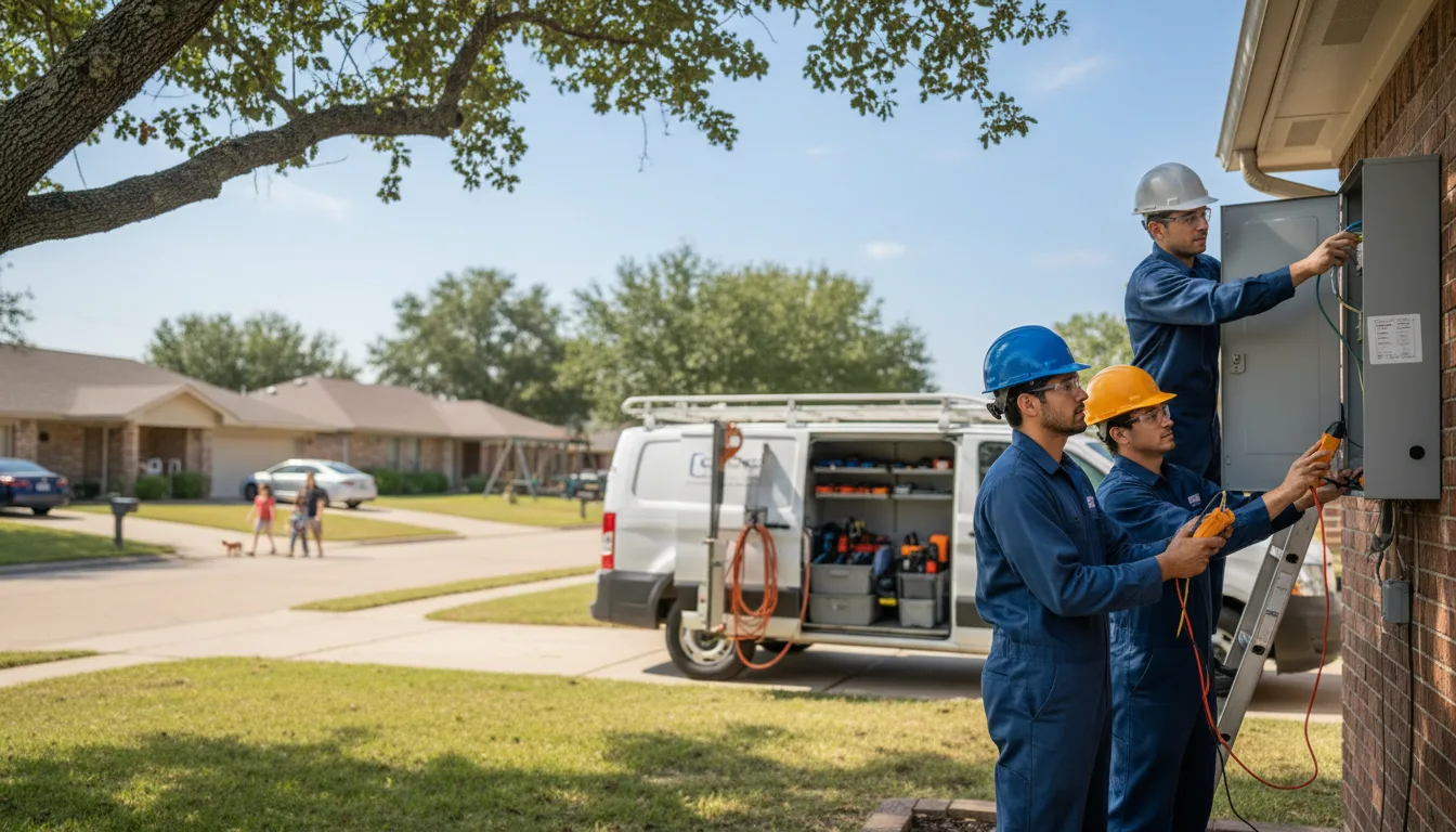 Certified electrician providing emergency electrical services in Purdum, NE